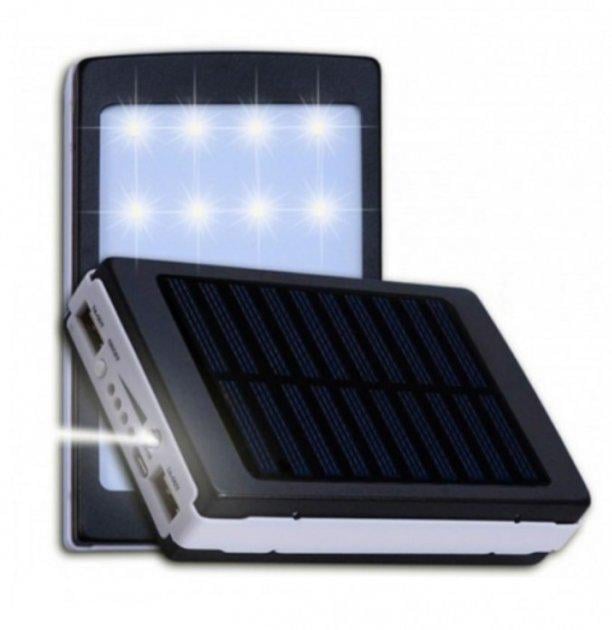 Повербанк Solar 90000 mAh мобильное зарядное с солнечной панелью и лампой (9395547) - фото 3