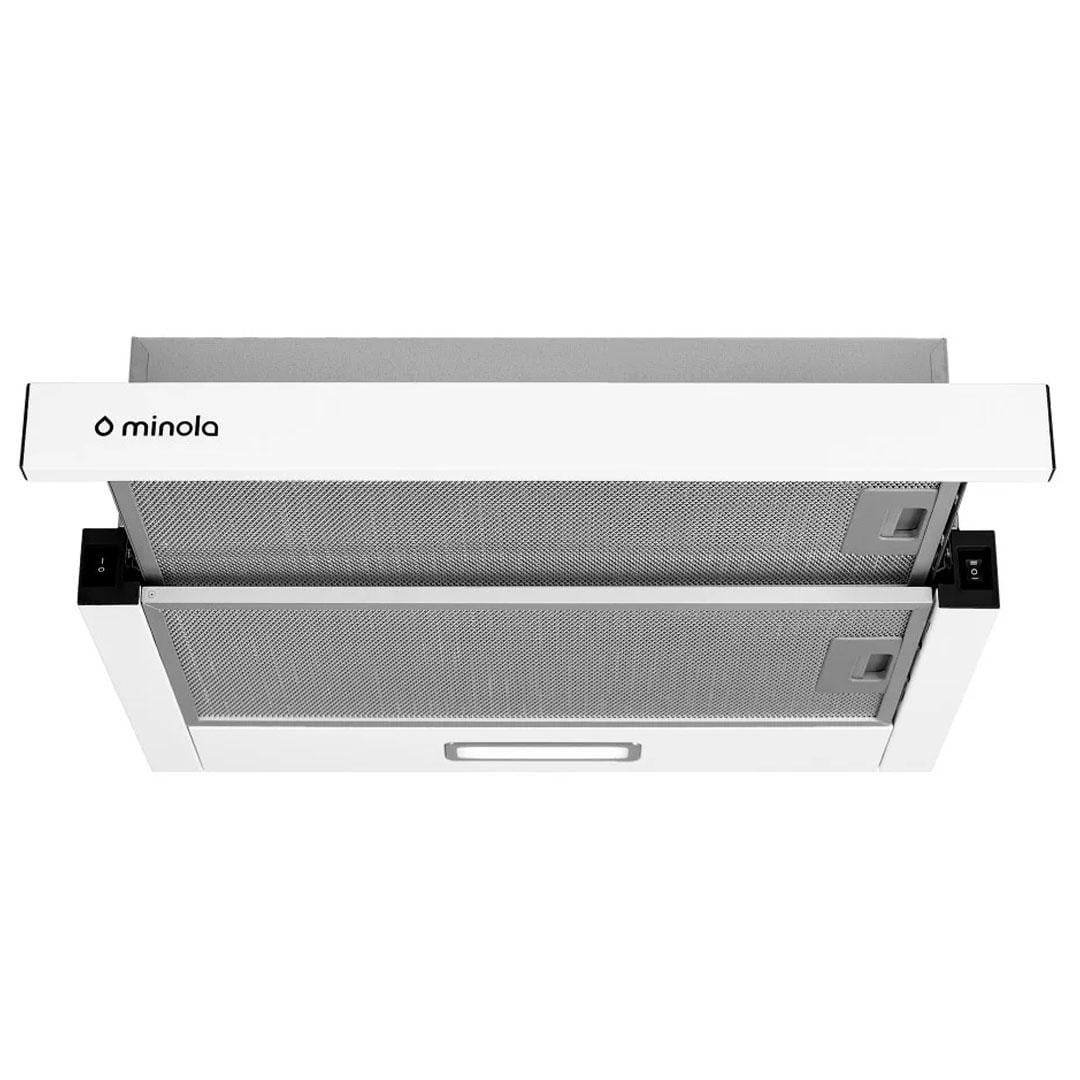 Вытяжка телескопическая Minola HTL 514 LED White (5902767909099)