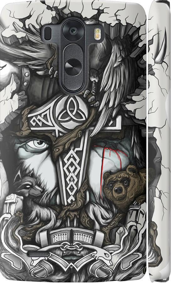 Чохол на LG G3 D855 Тату Вікінг (4098m-47-42517)