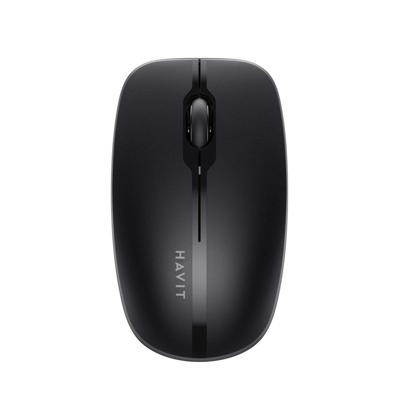 Компьютерная мышка беспроводная Havit HV-MS53WB двухрежимная 2,4GHz BT5.0 Black (H28527)