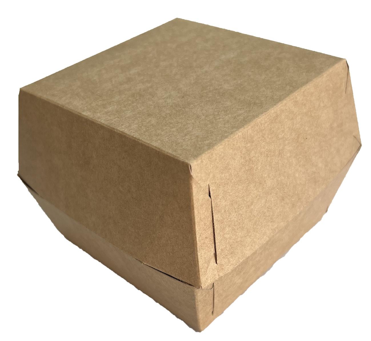 Коробка для бургера 10х10х10 см Бурый (2329573632)