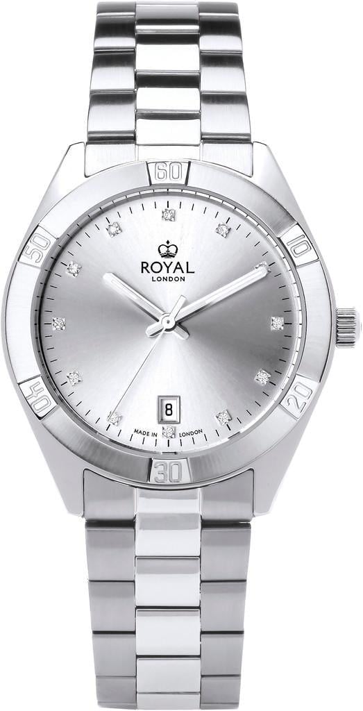 Наручные часы женские ROYAL LONDON 21503-01 со стальным корпусом WR 50 м Серебряный (3145400427)