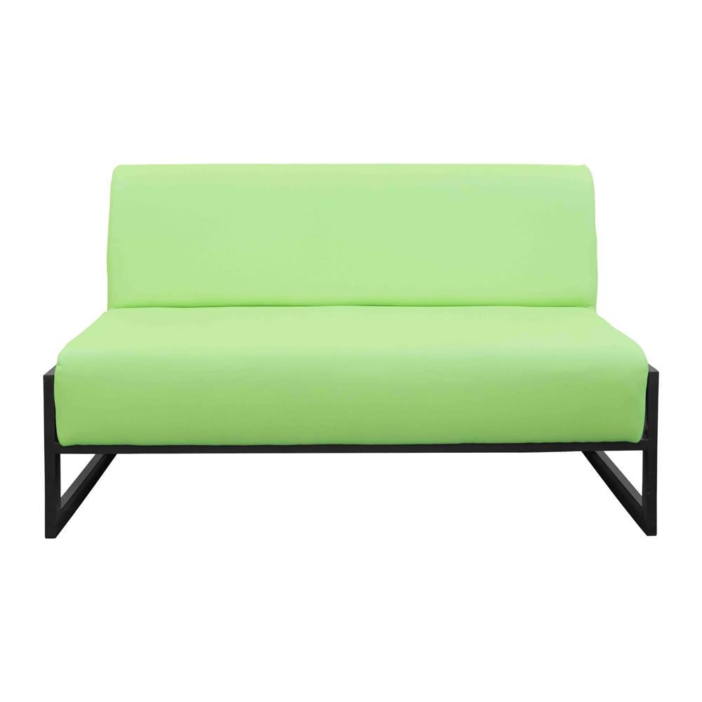 Диван Quadro екошкіра Stone металевий каркас 120х78х85 см Green (rich_sofa_00365)