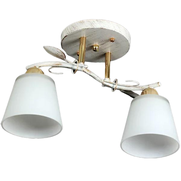 Люстра класична стельова Свет SH-4418/2 WG Білий/Золотий