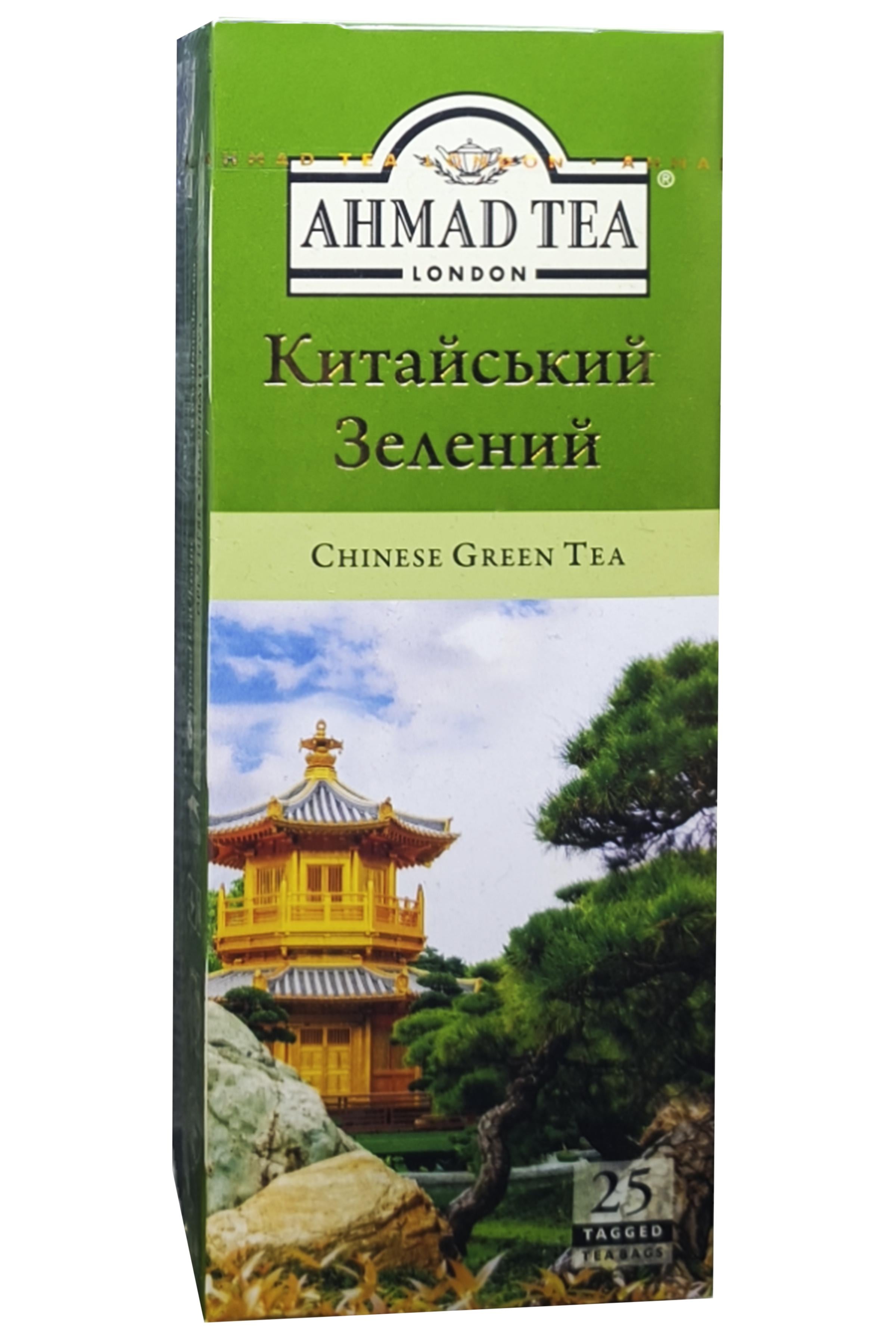Чай зеленый Ahmad Китайский 25 пакетиков (59075)