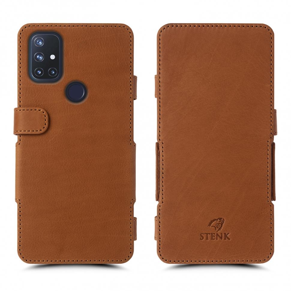 Чехол книжка Stenk Prime для OnePlus Nord N10 Camel (68143)