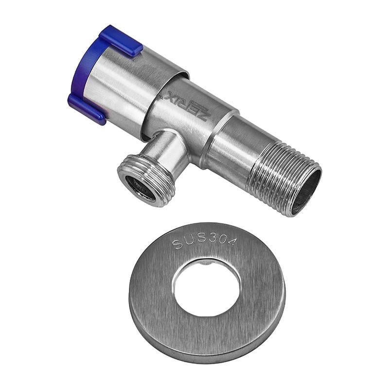 Кран для подключения сантехприборов Zerix VAL-06-1/2x1/2 вентильный (ZX5099)