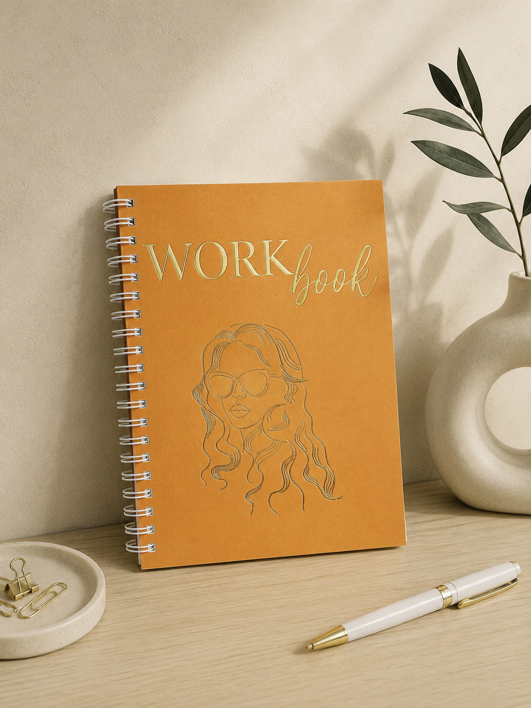 Блокнот Workbook А5 на пружине в клетку с золотой фольгой 40 листов Блокнот Workbook А5 на пружине в клетку с золотой фольгой 40 листов