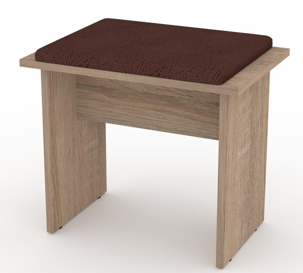 Табурет кухонный МеблиКо Т-7 50х33х43 см Дуб Сонома (k-2807-4) - фото 1 Табурет кухонный МеблиКо Т-7 50х33х43 см Дуб Сонома (k-2807-4) - фото 1