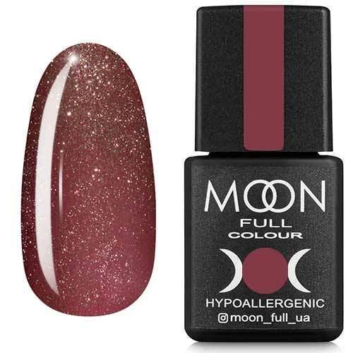 Гель-лак Moon Full color Gel polish 8 мл №320 Темно-розовый винтажный с мелким шиммером