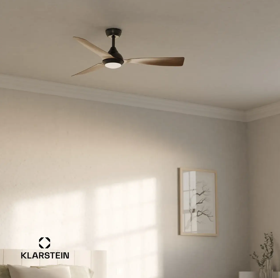 Вентилятор умный потолочный KLARSTEIN Fiji Flow для дома офиса 132 см (10046092) - фото 4 Вентилятор умный потолочный KLARSTEIN Fiji Flow для дома офиса 132 см (10046092) - фото 4