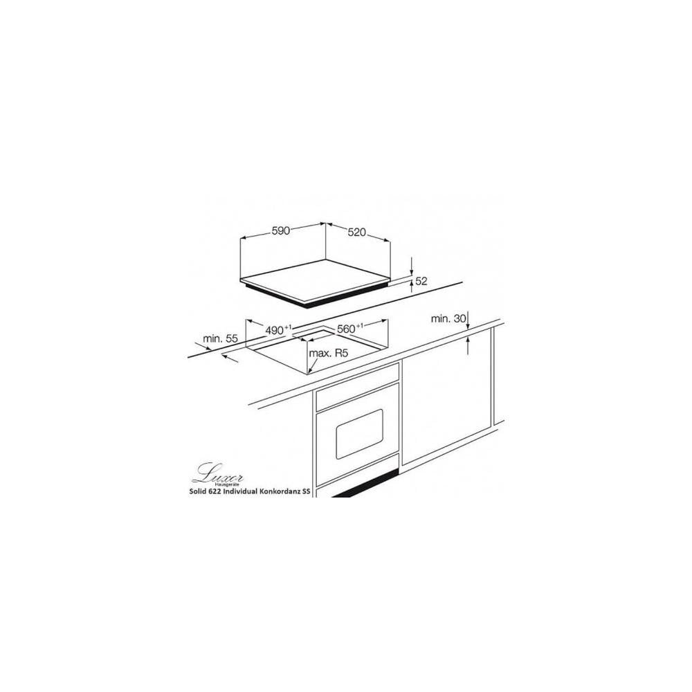 Комплект техніки Luxor духова шафа HB 920 RUSTIK Classico UNIQUE варильна поверхня Solid 622 Individual Konkordanz (26247158) - фото 20