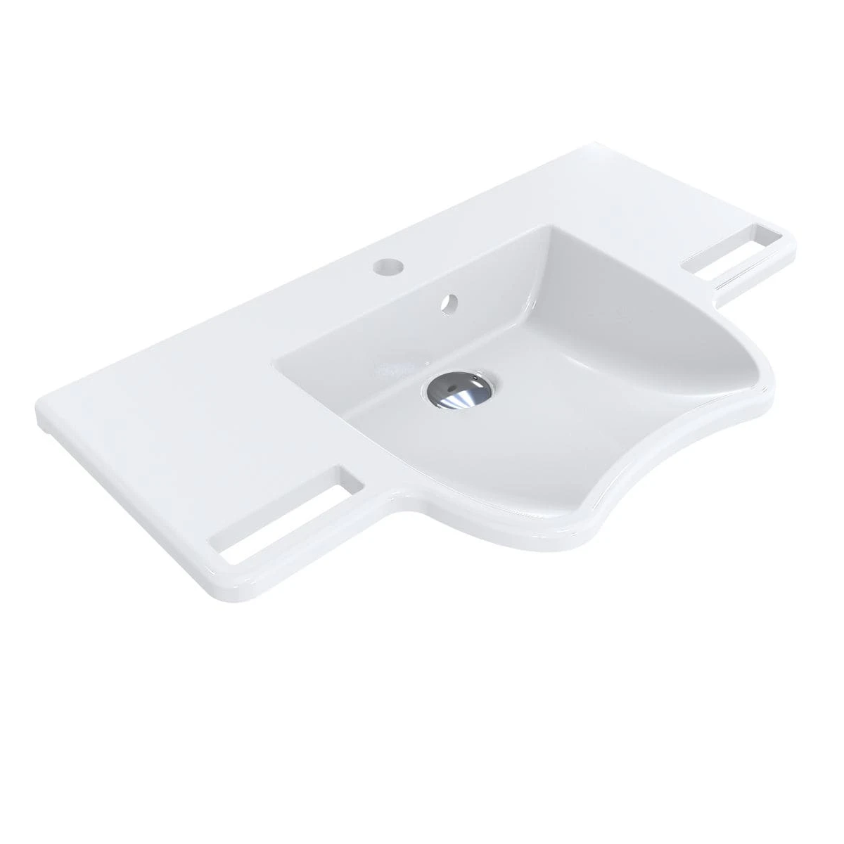 Умывальник накладной Miraggio Krakow прямоугольный 800x450 мм Белый (MG-0000203)