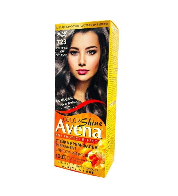 Стойкая крем-краска для волос Acme Color AVENA 723 Пепельный шатен