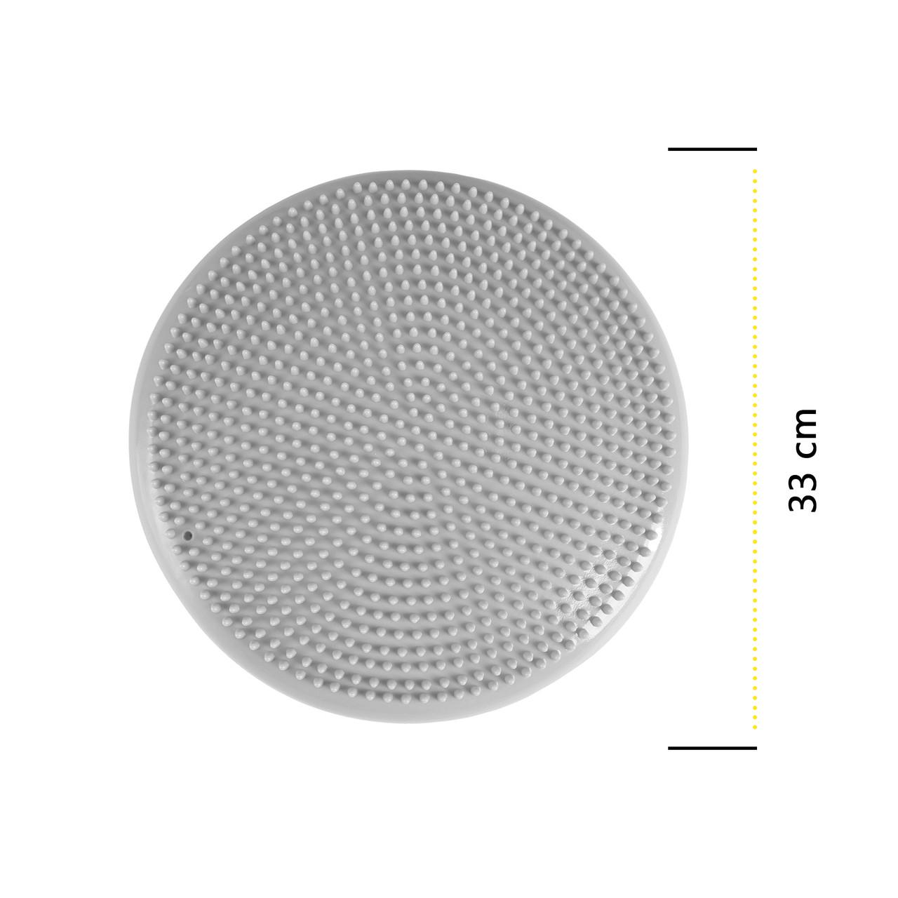 Масажна подушка-диск Cornix балансувальна/сенсомоторна 33 см XR-0053 Grey (2375564341) - фото 4