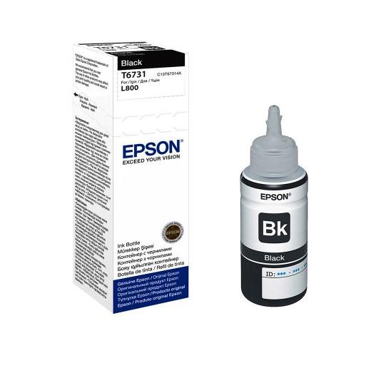 Чернила для картриджа Epson C13T67314A L800 Black (12133323) - фото 2