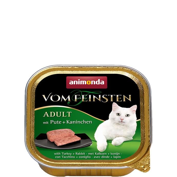 Консервы для кошек Animonda Vom Feinsten с индейкой и кроликом 100 г (4017721832052)