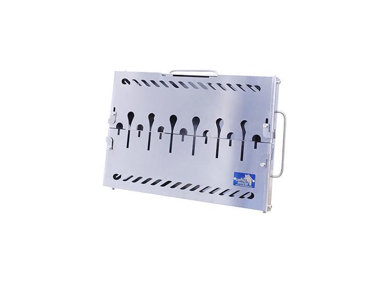 Мангал розкладний Smoke House Case 6 DeLuxe з нержавіючої сталі - фото 6 Мангал розкладний Smoke House Case 6 DeLuxe з нержавіючої сталі - фото 6