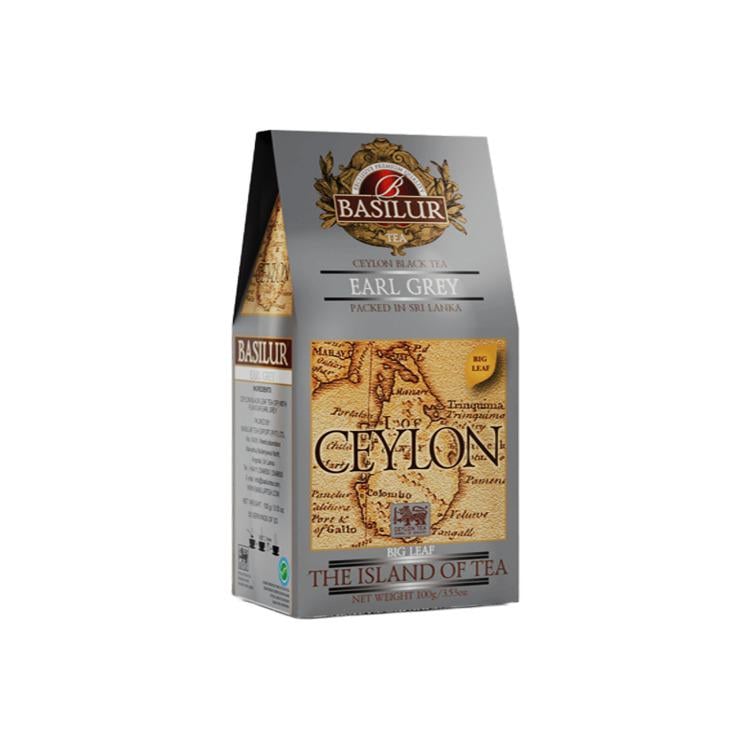 Чай черный Basilur Остров Цейлона Earl Grey 100 г (BAS038)