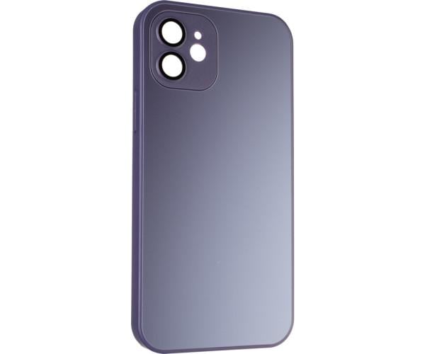 Чехол накладка Full Frosted (MagSafe) Case для iPhone 12 Фиолетовый - фото 1