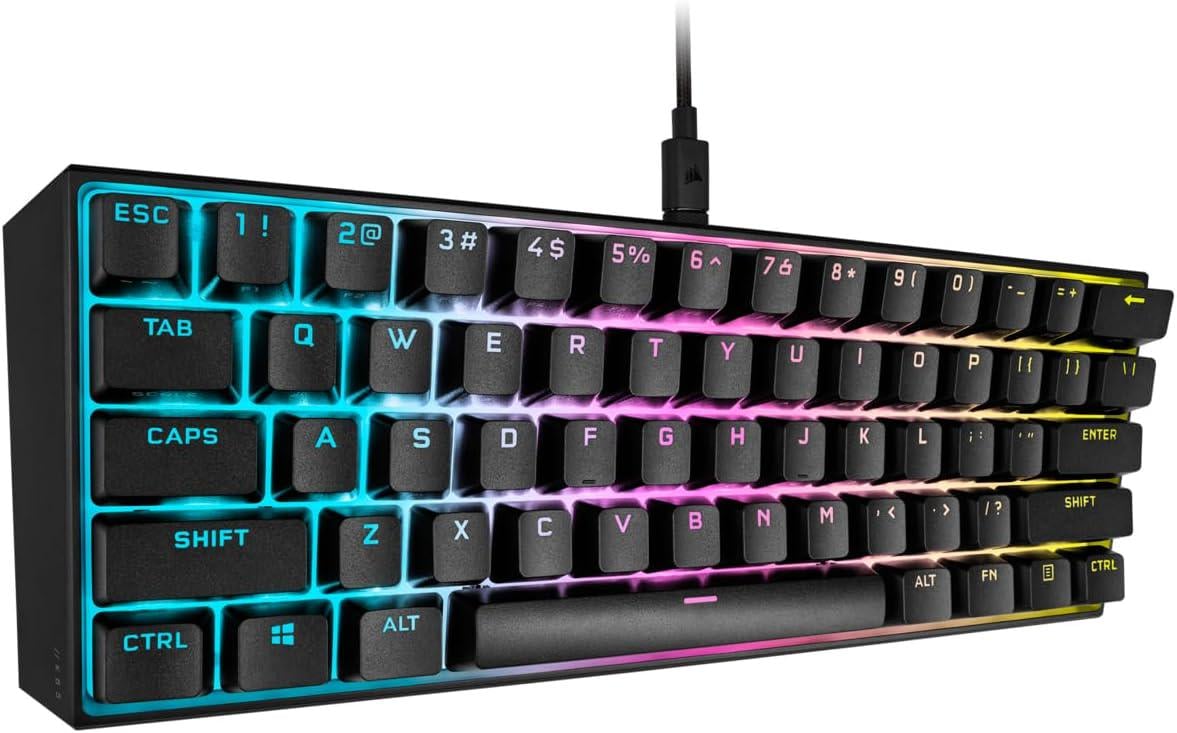 Клавиатура проводная Corsair Gaming K65 с подсветкой (000031404) - фото 2