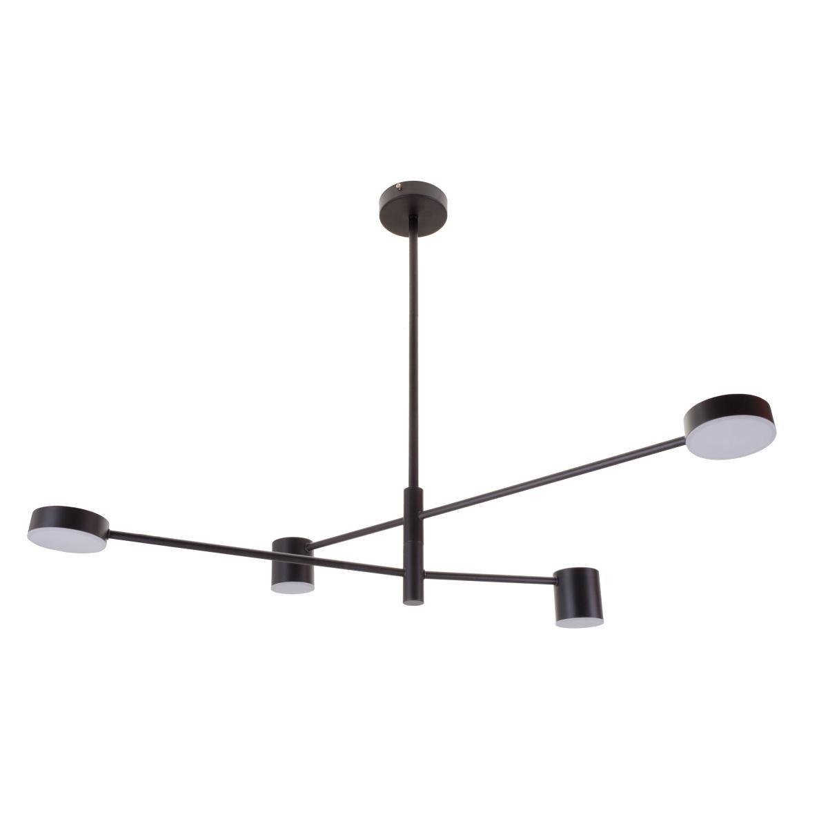 Светильник потолочный подвесной Brille BR-01 631S/4 LED 28 W WW NW CW BK