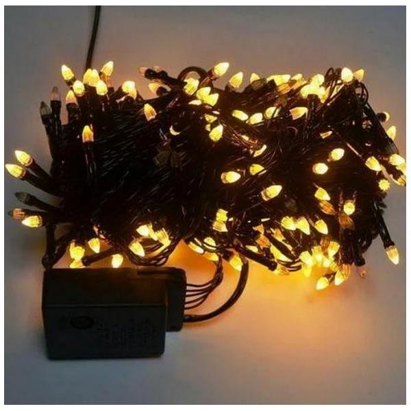 Гирлянда SEZ 1250-07 Конус 500 LED черный провод Теплый белый (282428)