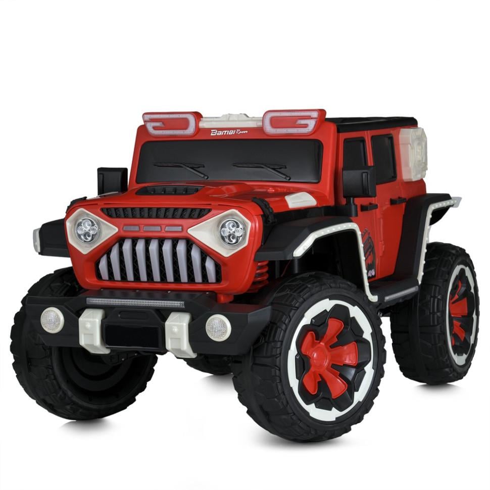 Детский электромобиль Джип Bambi с пультом до 50 кг Коричневый (DE-169-E-198)