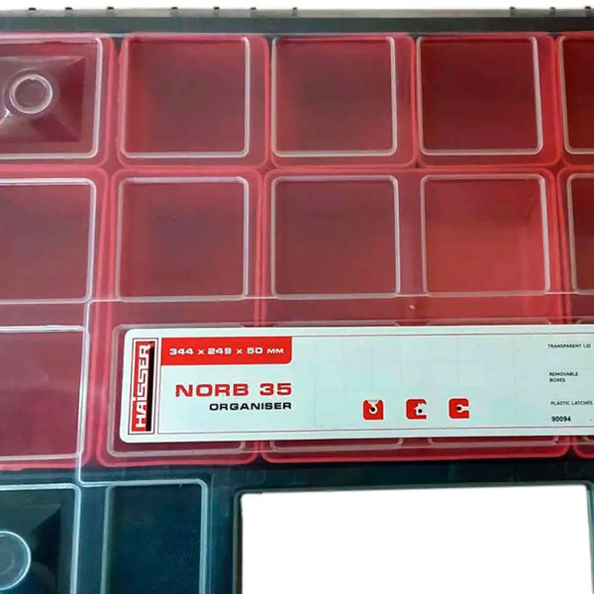 Органайзер пластиковий Haisser Norb з регульованими секціями 35 344х249х50 мм (90094) - фото 2
