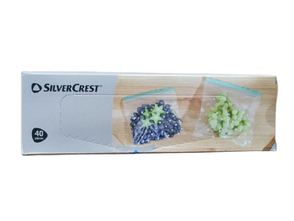 Набір харчових пакетів багаторазових Silver Crest 40 шт. (31022743)