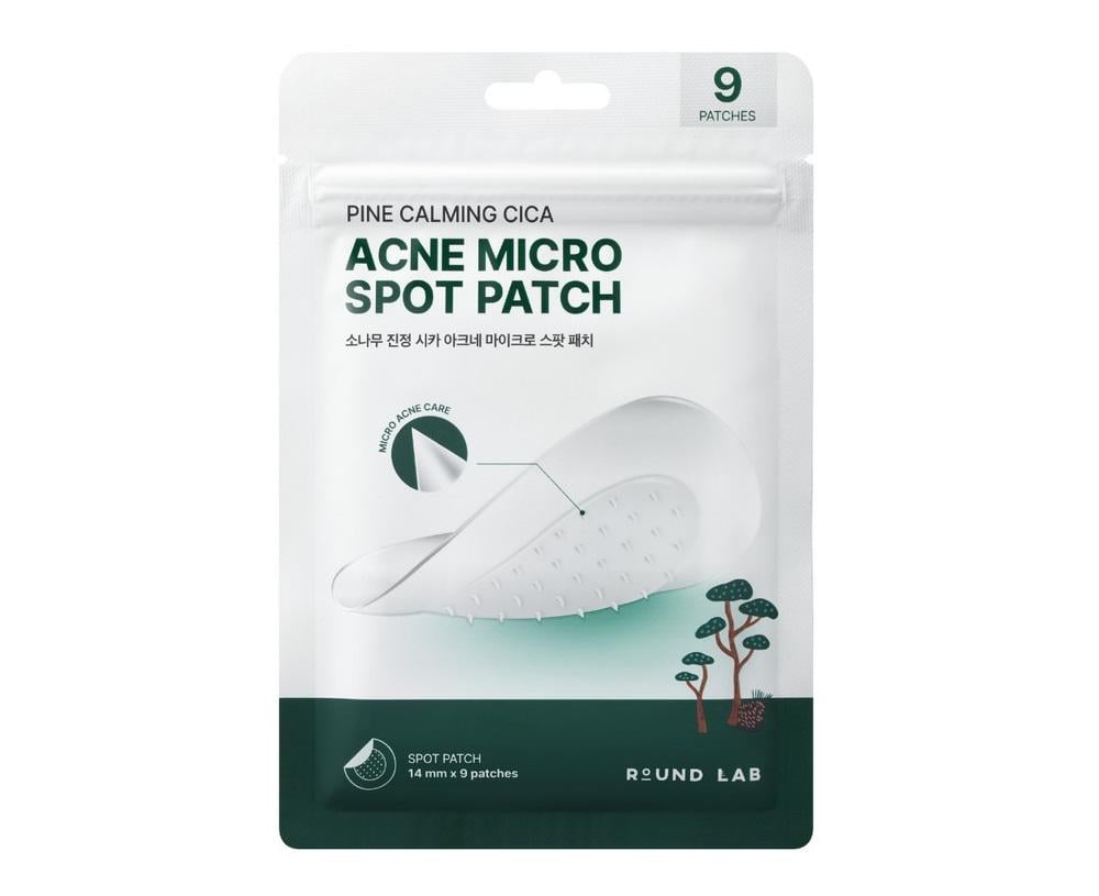 Патчи от прыщей микроигловой ROUND LAB Pine Calming Cica Acne Micro Spot Patch 9 patches Патчи от прыщей микроигловой ROUND LAB Pine Calming Cica Acne Micro Spot Patch 9 patches