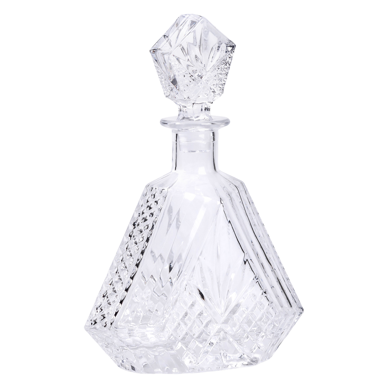 Декантер для виски с пробкой 1 л 18х8х27 см - фото 4