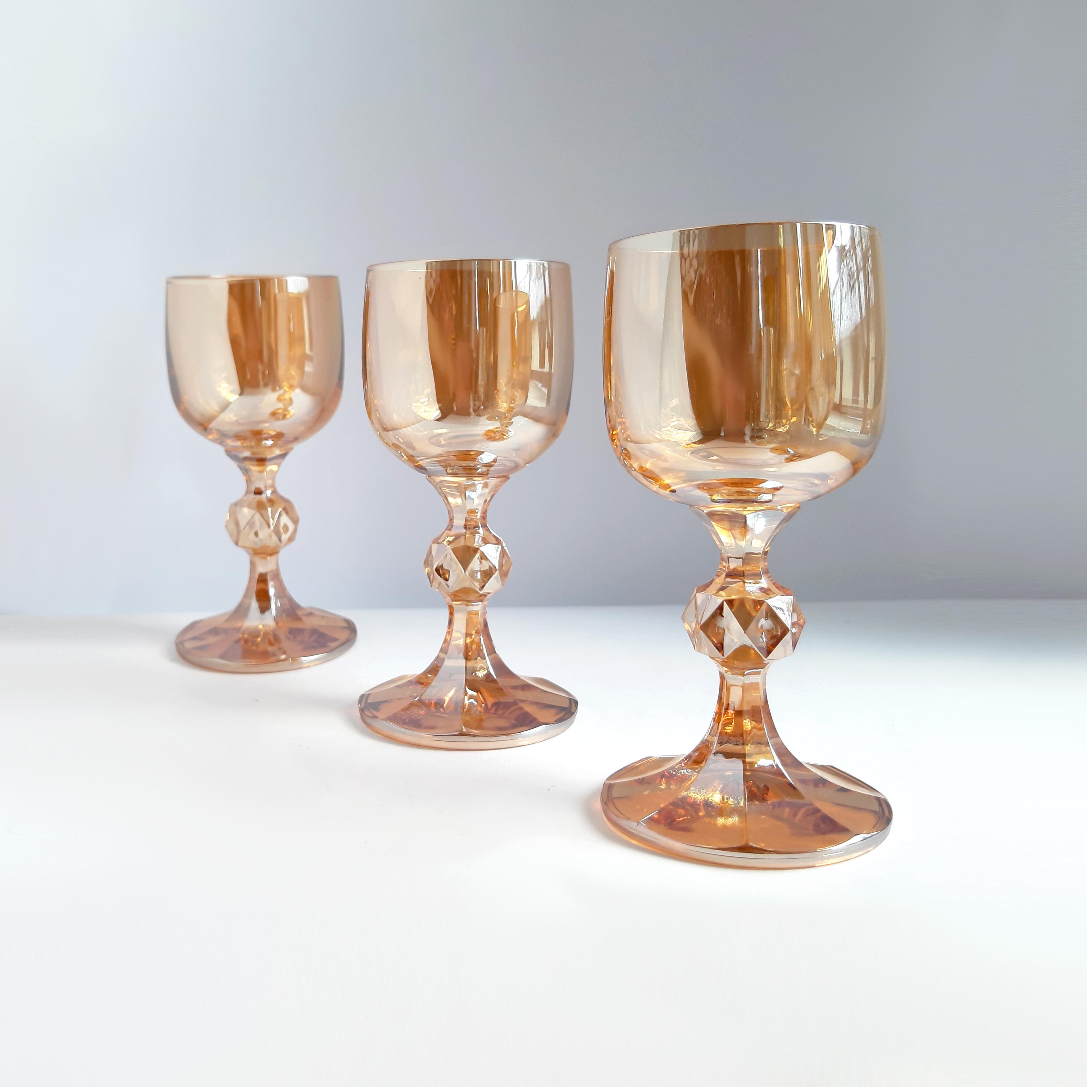 Набор рюмок для ликера Bohemia Sterna Claudia 50 мл 6 шт. Янтарь (4S149/050) - фото 3 Набор рюмок для ликера Bohemia Sterna Claudia 50 мл 6 шт. Янтарь (4S149/050) - фото 3