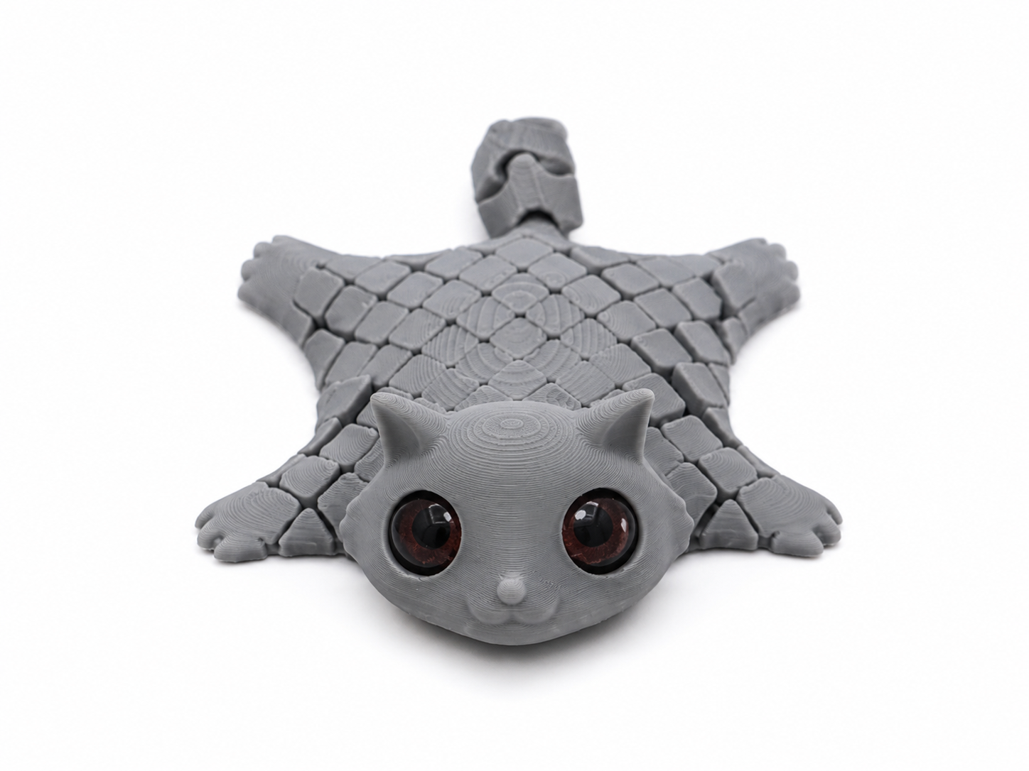 Игрушка Движимая Милая летающая белка гибкая Cute Flying Squirrel Flexi Toy Print in Place 12 см