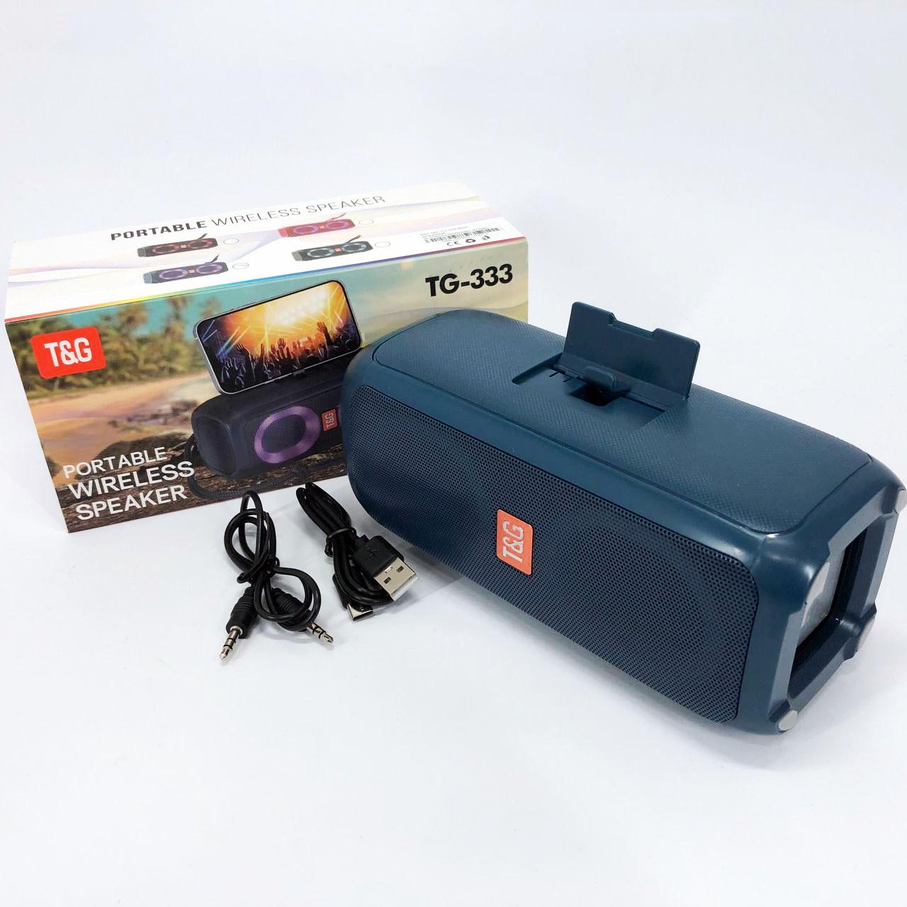 Портативна колонка TG333 2x5W з RGB підсвічуванням - фото 10