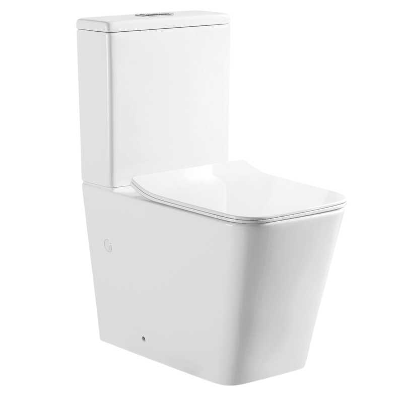 Унітаз підлоговий MIXXUS Quadro-0403-R безобідковий 640x360 мм Білий (OL-MI6710)