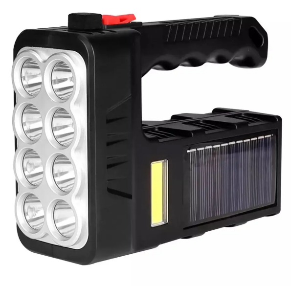 Фонарь на солнечной батарее 9 LED USB-зарядка водонепроницаемая (BL-7702A)