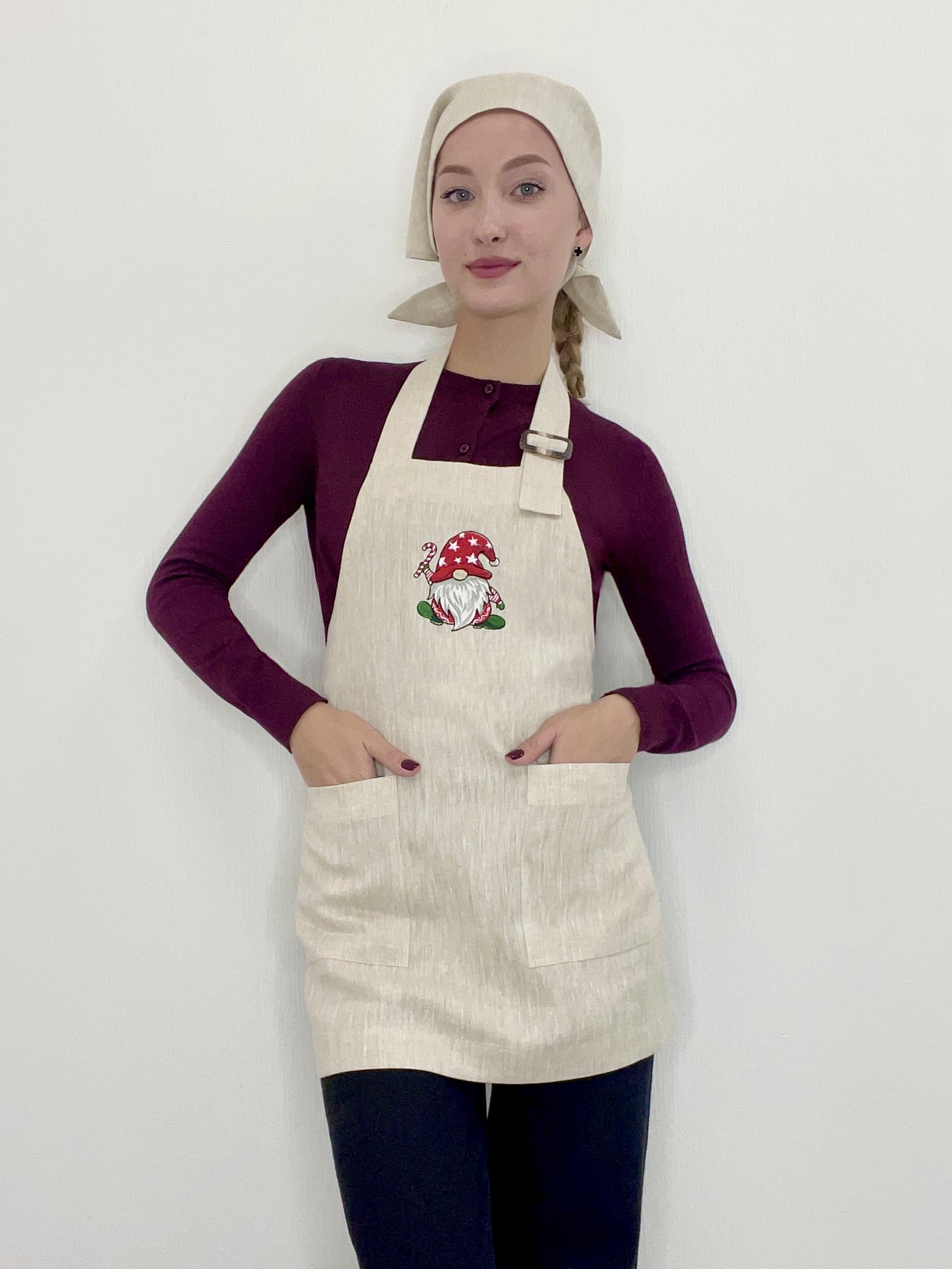 Комплекты с вышивкой Гном 2 платка/2 фартука/2 перчатки (30101256) - фото 7 Комплекты с вышивкой Гном 2 платка/2 фартука/2 перчатки (30101256) - фото 7