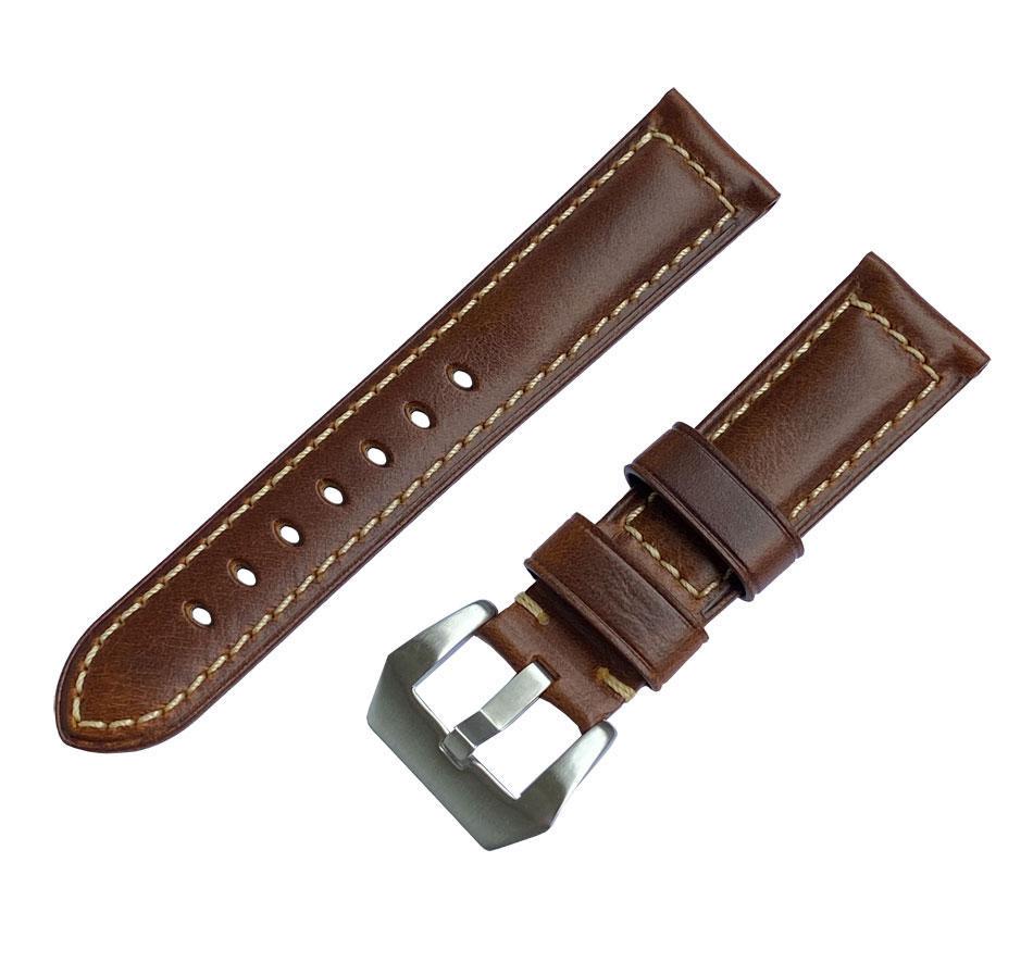Кожаный ремешок Primolux F001 Steel buckle для часов Xiaomi Amazfit SportWatch 2/Amazfit Stratos Brown (1206429351) - фото 2 Кожаный ремешок Primolux F001 Steel buckle для часов Xiaomi Amazfit SportWatch 2/Amazfit Stratos Brown (1206429351) - фото 2