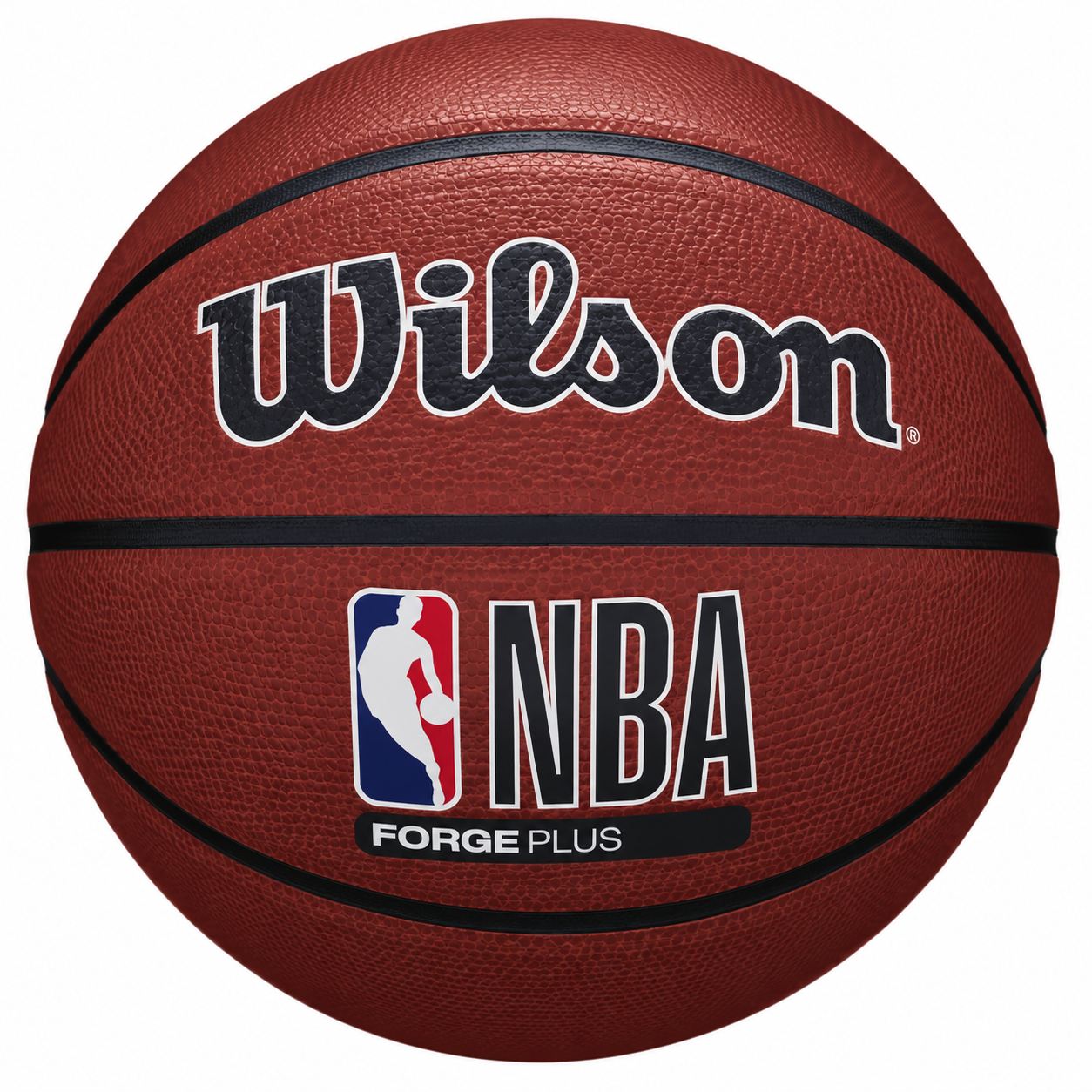 Баскетбольний м'яч Wilson NBA FORGE PLUS BSKT Maroon size 7 (37522039) Баскетбольний м'яч Wilson NBA FORGE PLUS BSKT Maroon size 7 (37522039)