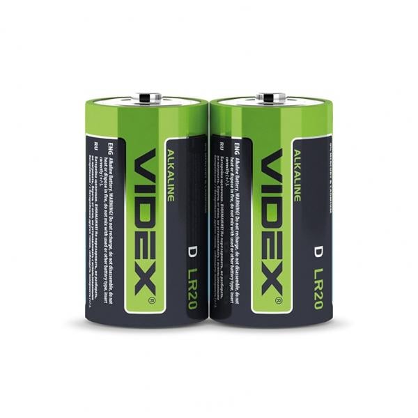 Батарейка лужна Videx LR20/D Батарейка лужна Videx LR20/D