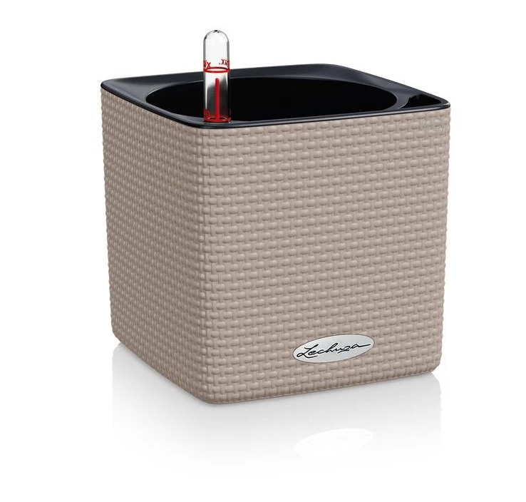 Вазон Lechuza CUBE Color 14 Песочно-коричневый (A-014777)