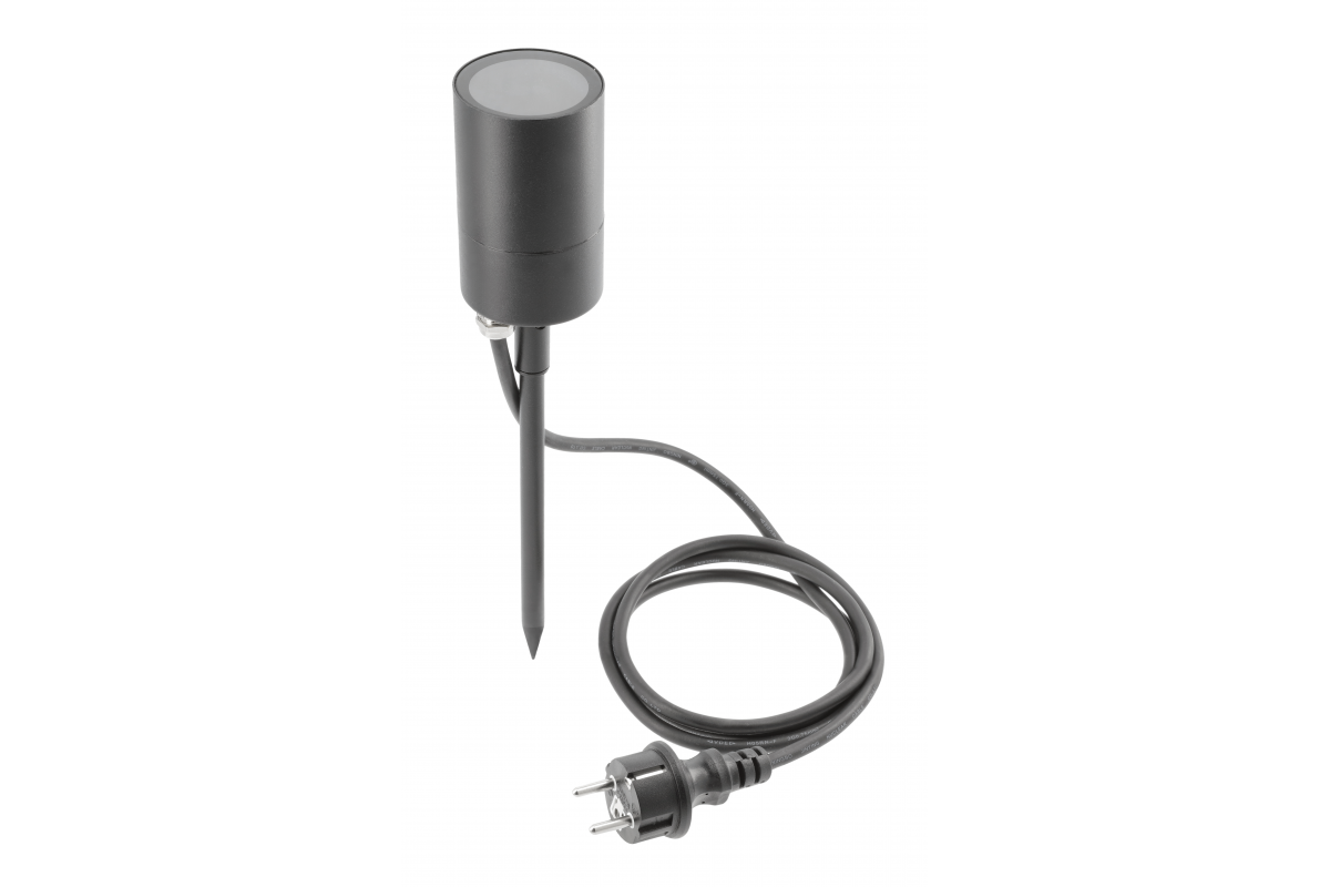 Садовый светильник GTV GRAZIE GU10 20W IP44 Черный (27684465)