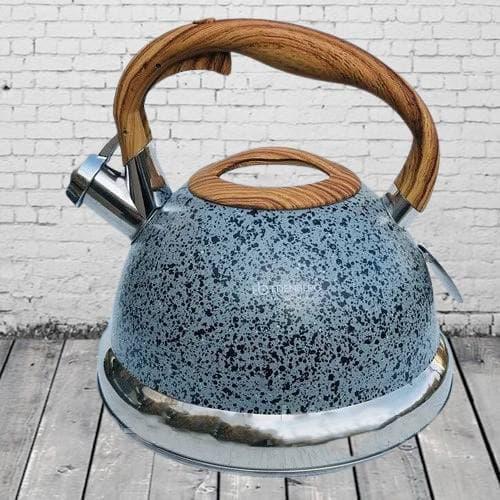 Чайник зі свистком для індукційної плити Edenberg EB-1986 мармурове покриття 3 л Сірий (2530556643) - фото 2 Чайник зі свистком для індукційної плити Edenberg EB-1986 мармурове покриття 3 л Сірий (2530556643) - фото 2