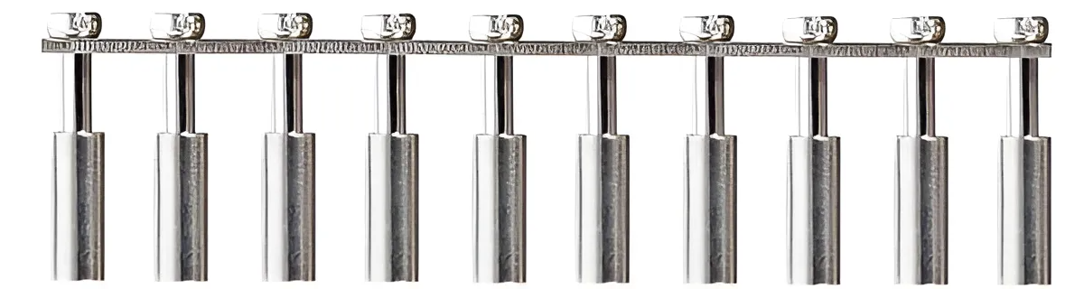 Планка соединительная АСКО-Укрем JXB-GK3-4/10L 10P для клеммы JXB-4/35 (A0130010040)