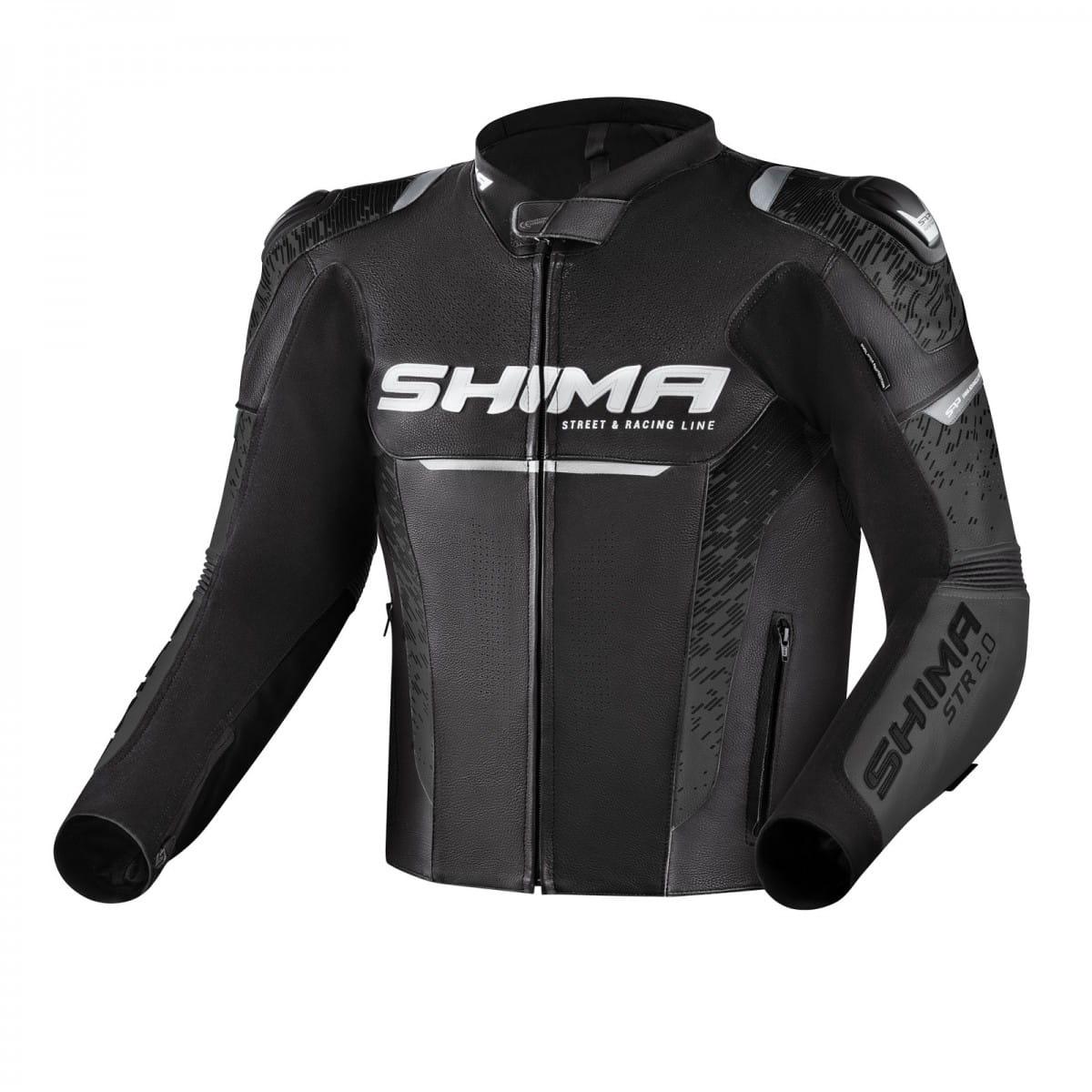 Мотокуртка SHIMA STR 2.0 2XL Black (24416)