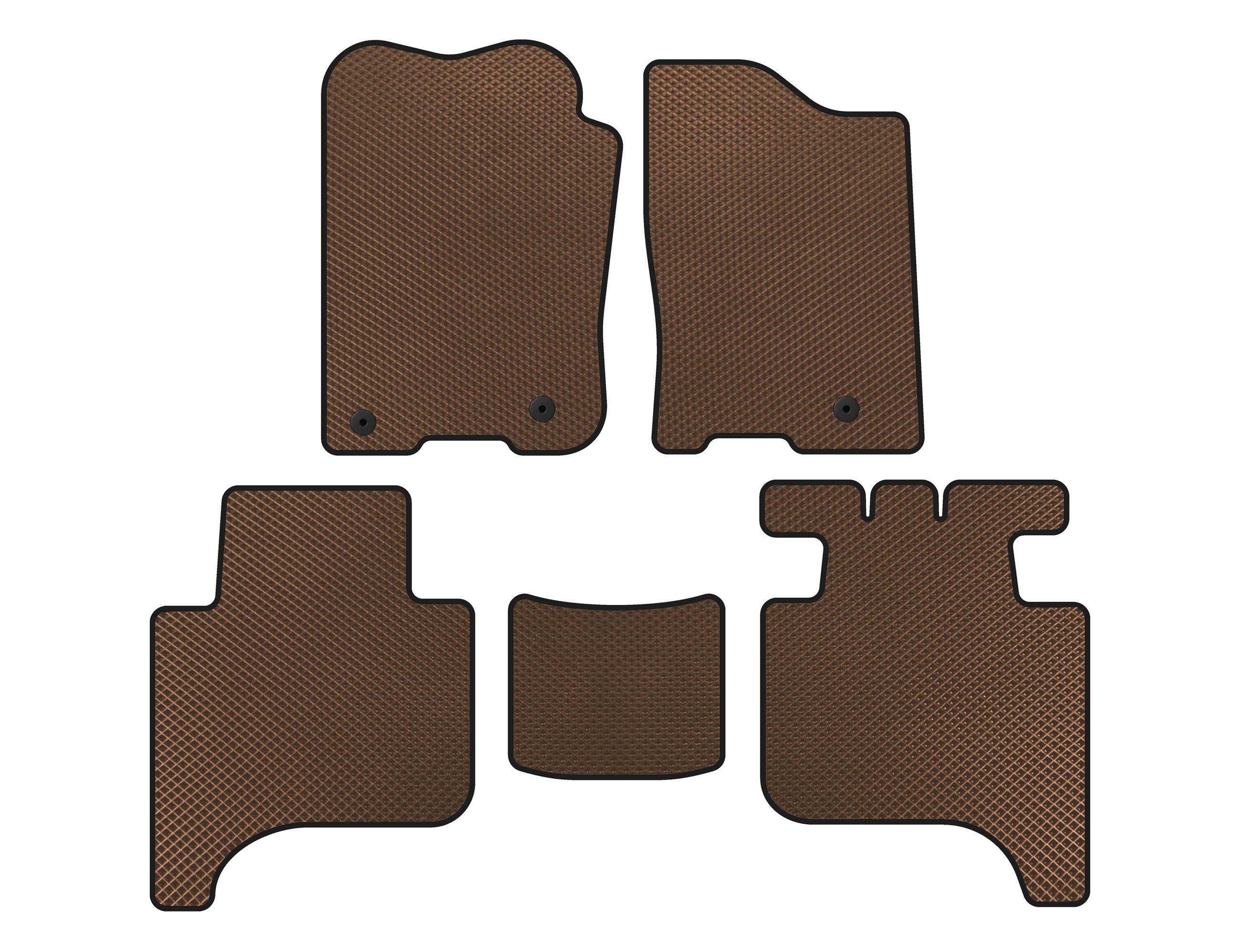 Коврики EVA Digital Designs для Infiniti QX56 2004–2010 гг. Коричневый (141675)