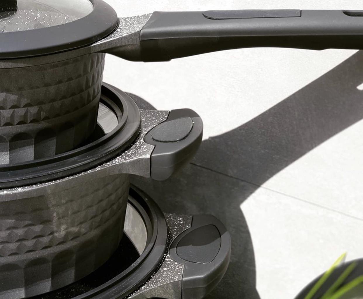 Набор кастрюль для индукционных плит с мраморным покрытием Edenberg EB-9186 10 пр. - фото 3 Набор кастрюль для индукционных плит с мраморным покрытием Edenberg EB-9186 10 пр. - фото 3