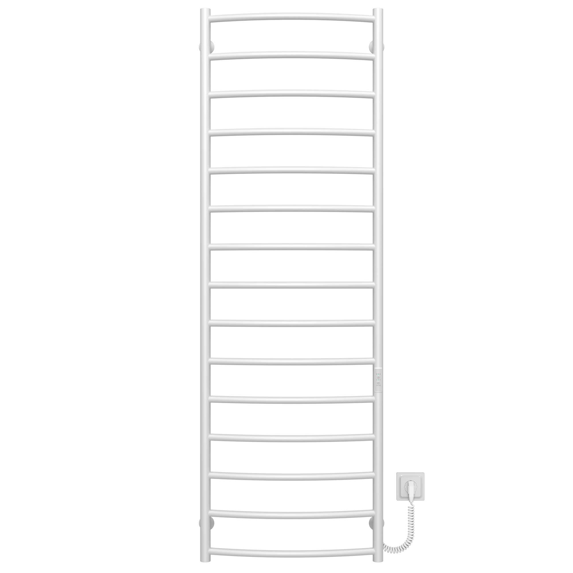 Полотенцесушитель электрический Deffi Классик П15 WD03 правое подключение нержавеющая сталь 500х1600 мм Белый (C.DK.160.50.15.E.W.R.3)