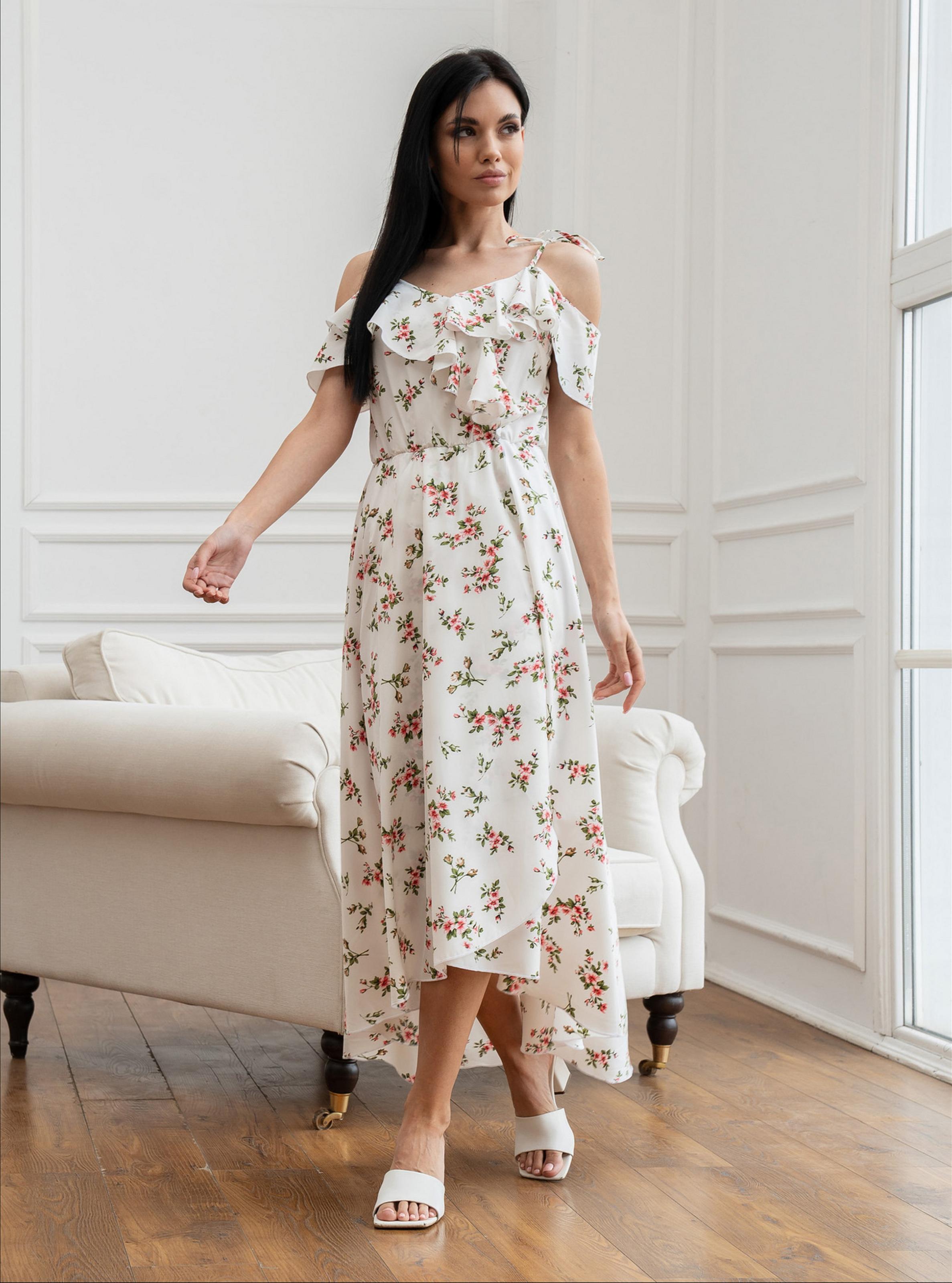 Сарафан женский Nova Vega S Белый (107-777.1)